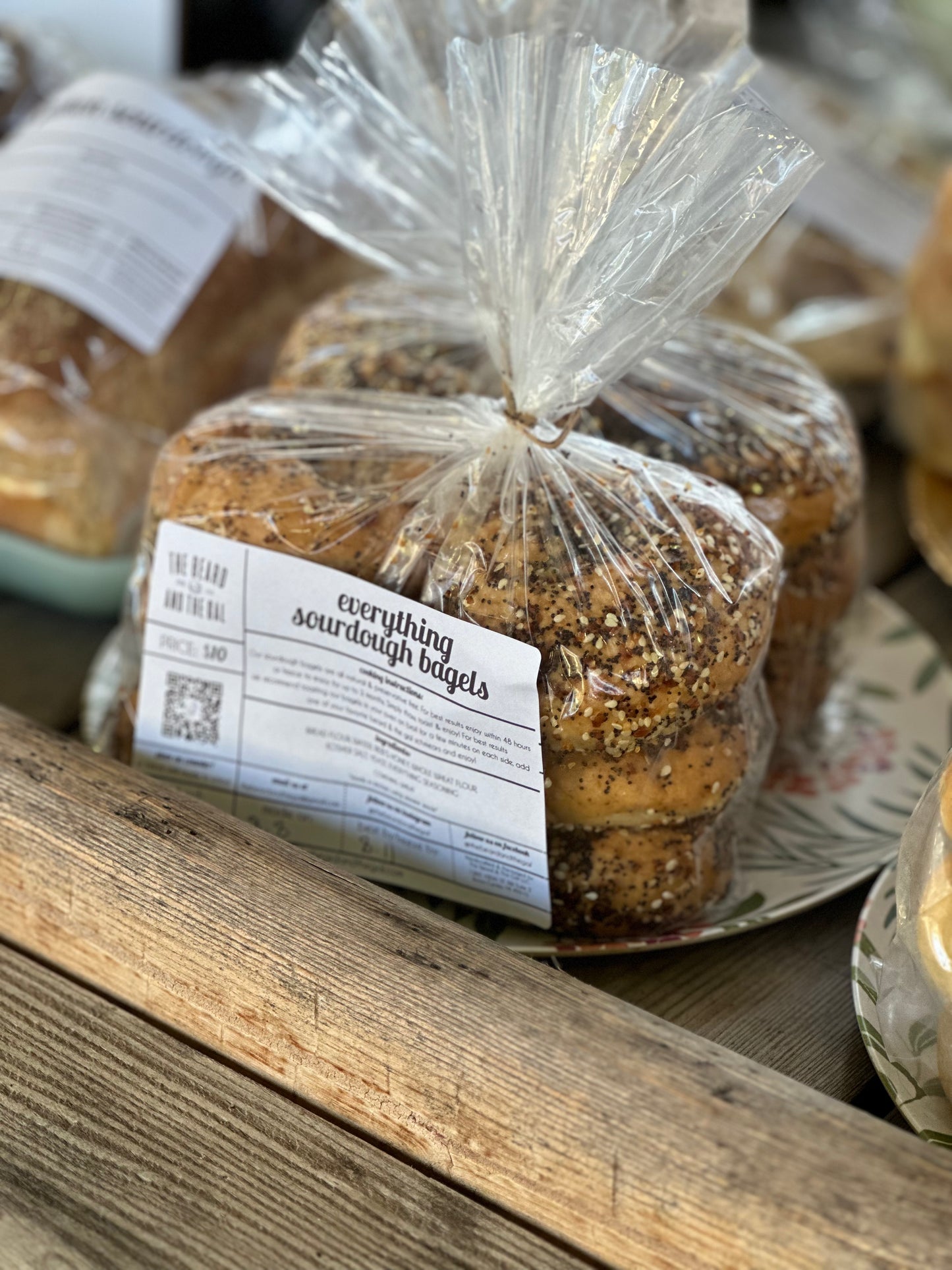 Everything Sourdough Bagels
