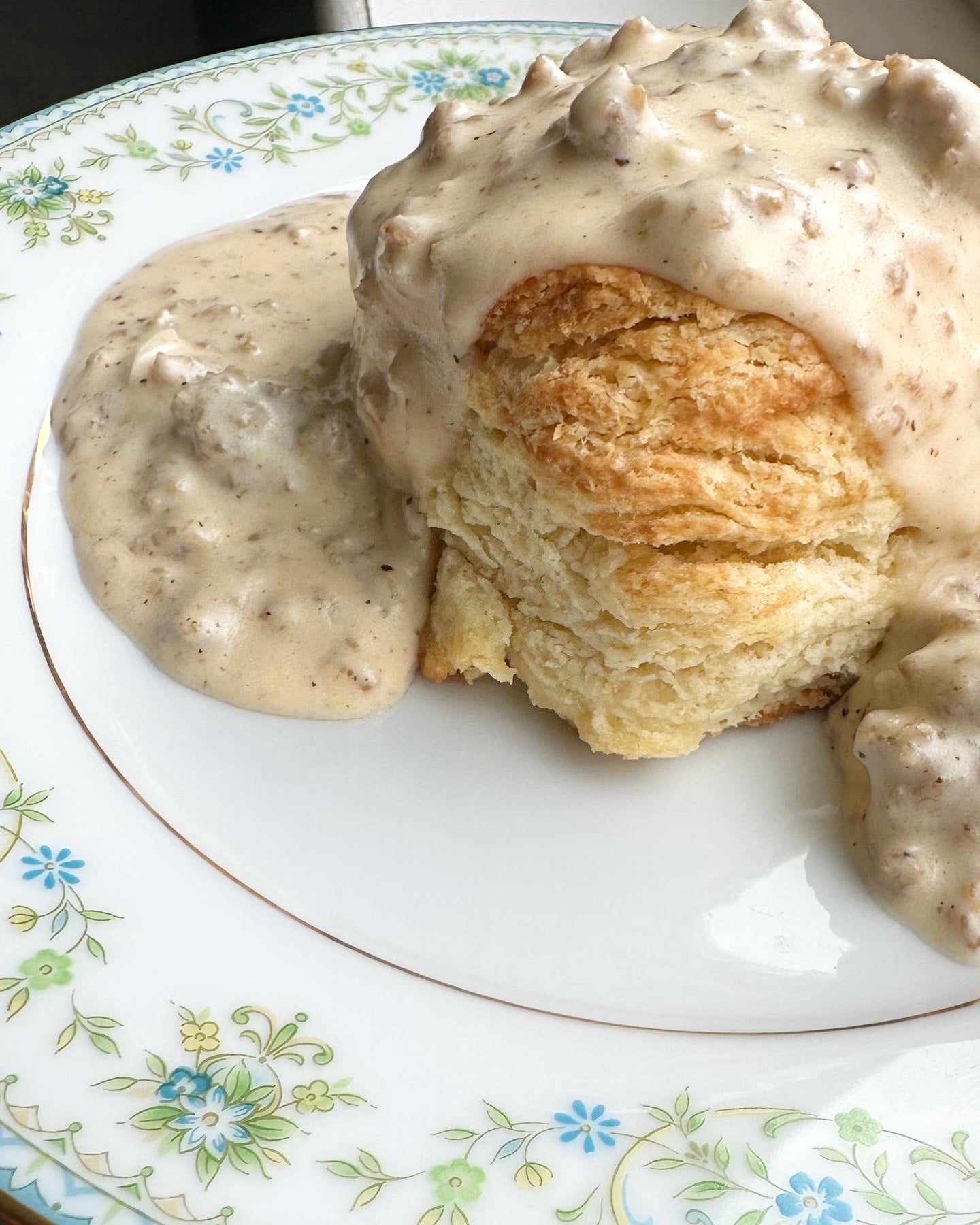 the biscuit & gravy section