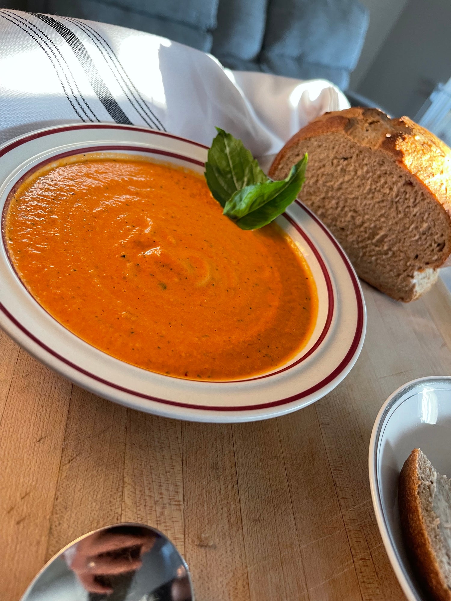the soup section