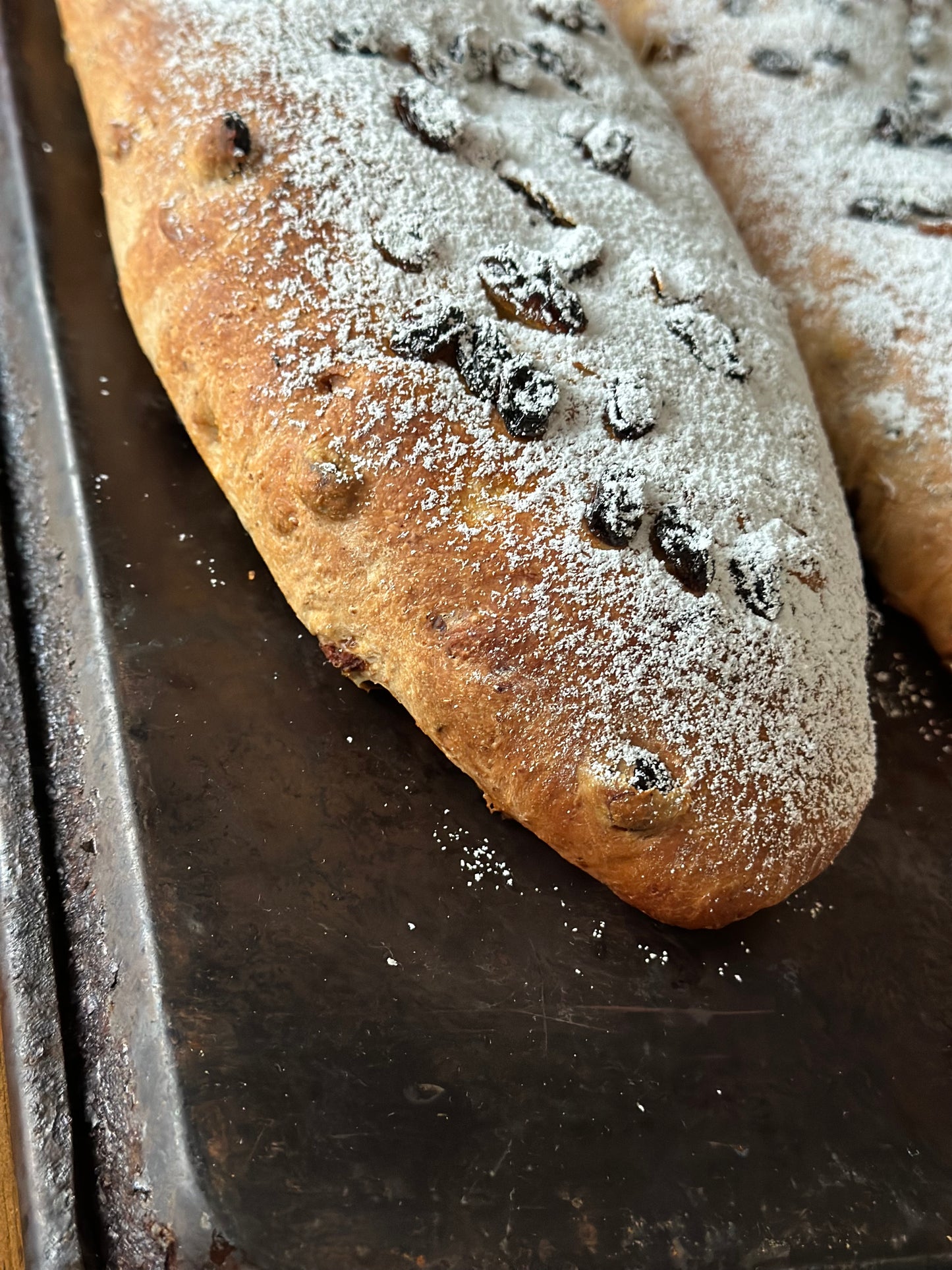 Sourdough Christmas Stollen