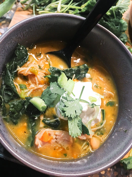 White Bean Chicken Chili Verde