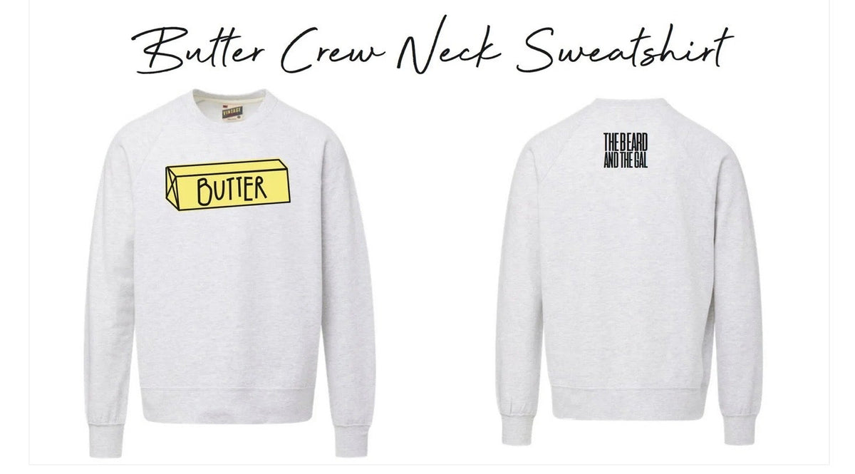 Big Butter Crew Neck Sweatshirt